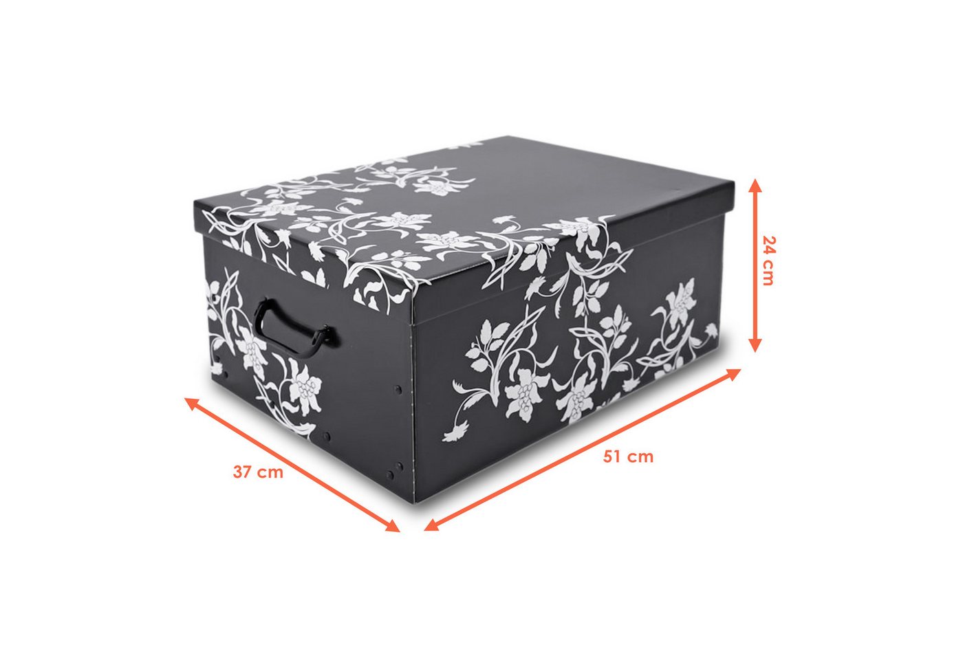Spetebo Aufbewahrungsbox (Set, 3 St., Aufbewahrungsboxen), Stapelbox Geschenkbox – Bild 2 von 2