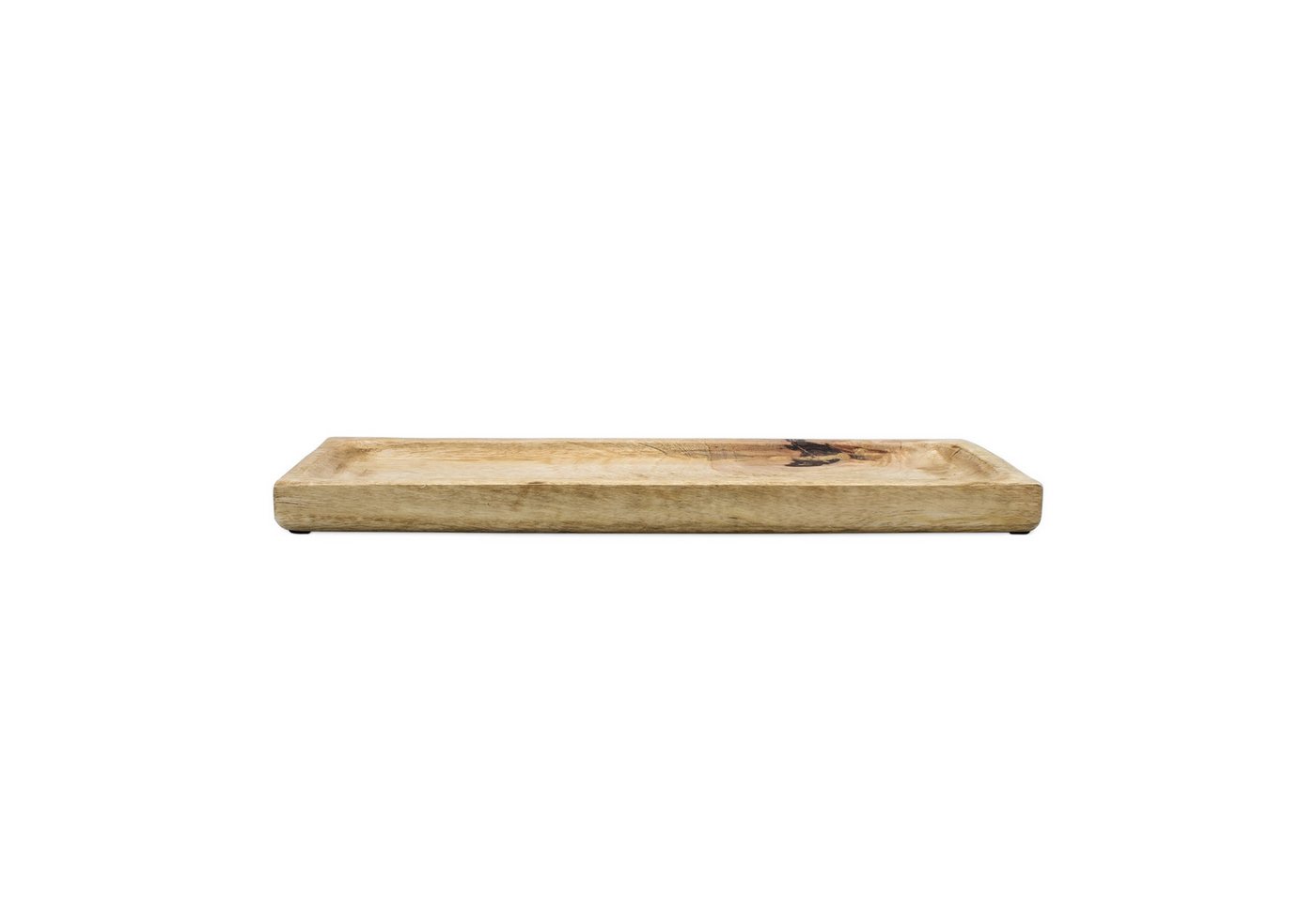 Spetebo Dekotablett Mango Holztablett natur (Pack., 1 St., 1), mit Anti-Rutsch-Pads – Bild 3 von 4