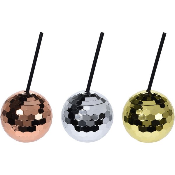 Spetebo Gläser-Set Gläser-Set Trinkgläser mit Deckel und wiederverwendbarem Strohhalm, Kunststoff, Vintage Gläser mit Henkel