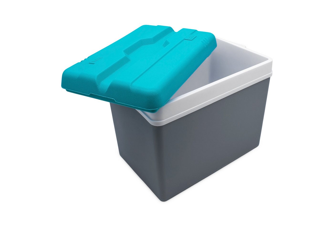 Spetebo Kühlbox Kühlbox aus Kunststoff, Outdoor Thermobox mit Tragegriff – Bild 3 von 5