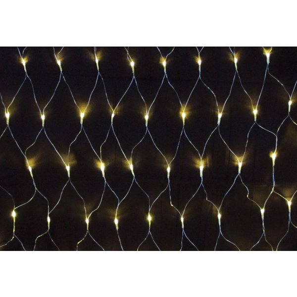 Spetebo LED-Lichternetz LED Lichternetz 160 LED warm weiß - mit Netzteil, 160-flammig, Garten Deko Lichtervorhang