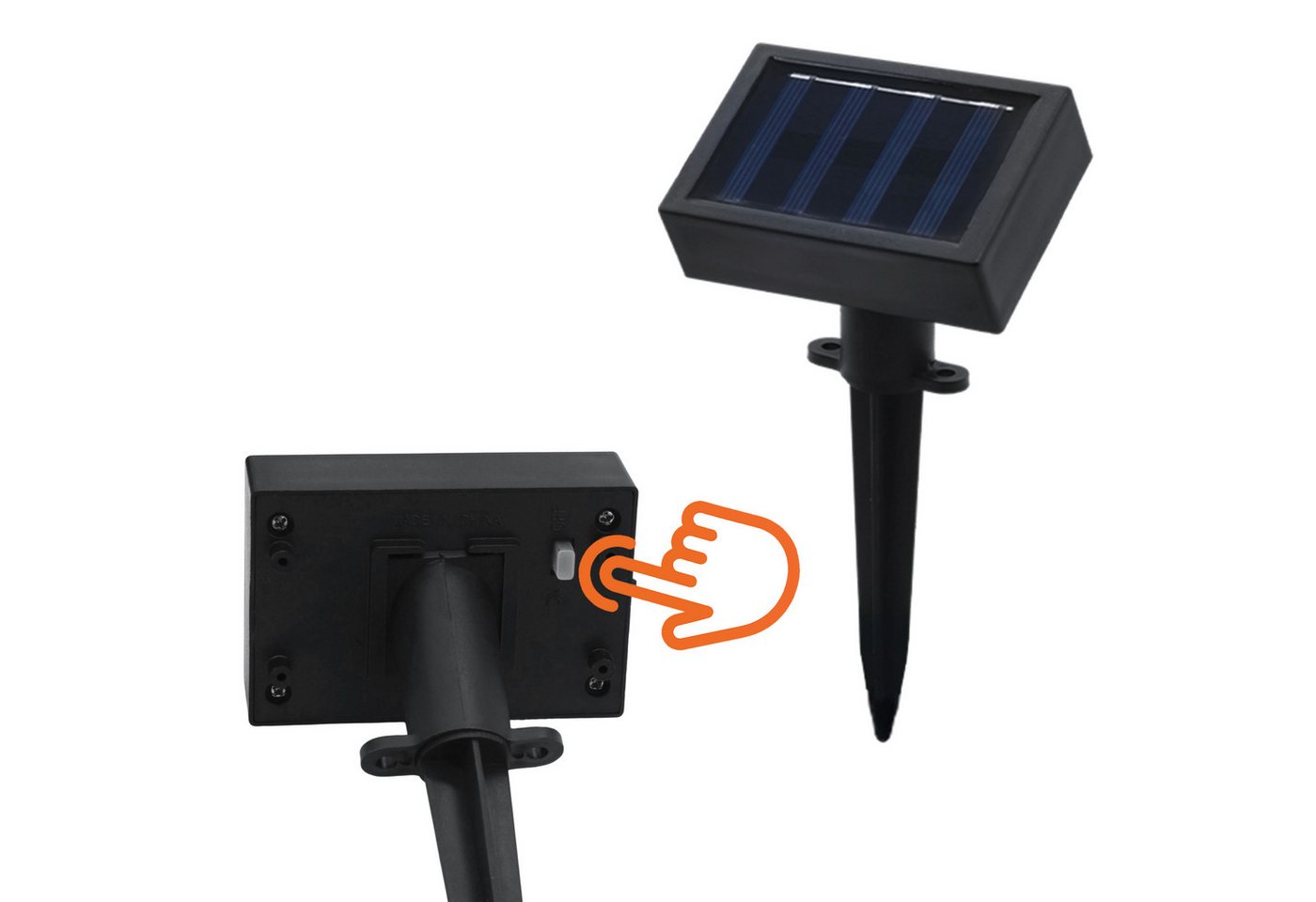 Spetebo LED Solarleuchte LED Solar Leuchten Bubbles - 6er Set, Farbwechsel, LED, bunt – Bild 5 von 5