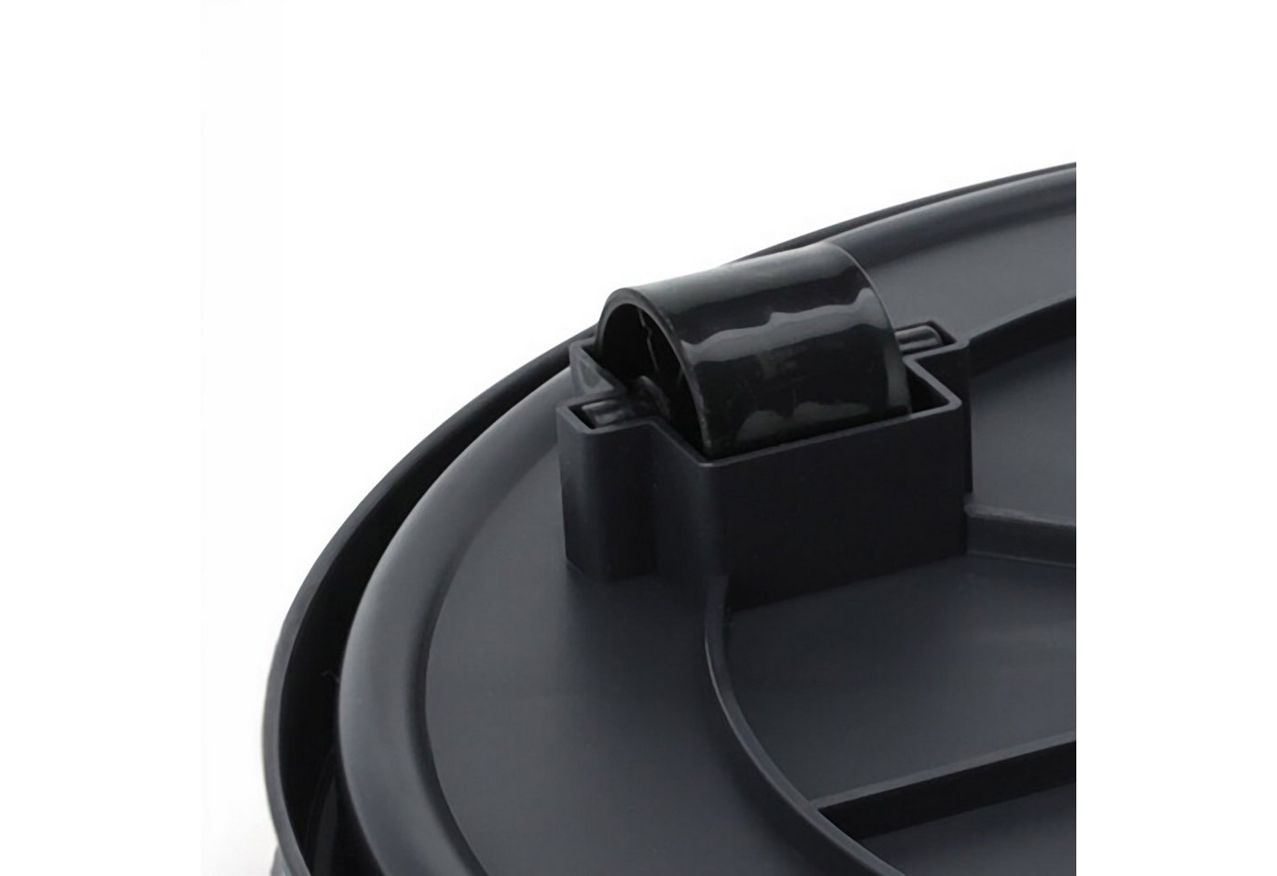 Spetebo Pflanzenroller Kunststoff Pflanzentrolley anthrazit rund, (Anzahl, 1-St., Stück), mit 4 Rollen – Bild 4 von 5