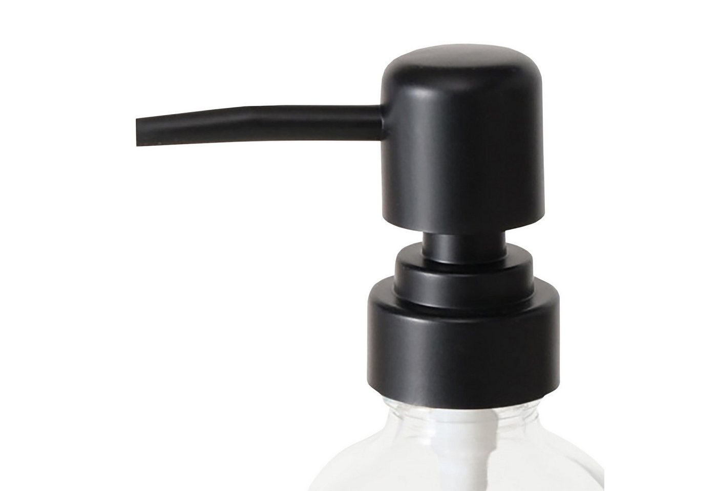 Spetebo Seifenspender Glas Pumpspender mit Spruch, (Set, 3-tlg., je 250 ml), nachfüllbar – Bild 3 von 5