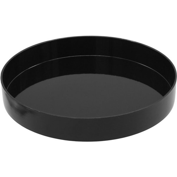 Spetebo Tablett Kerzentablett rund Dekotablett - 25 cm, Kunststoff, (Anzahl, 1-tlg., Stück), Vielseitig einsetzbar