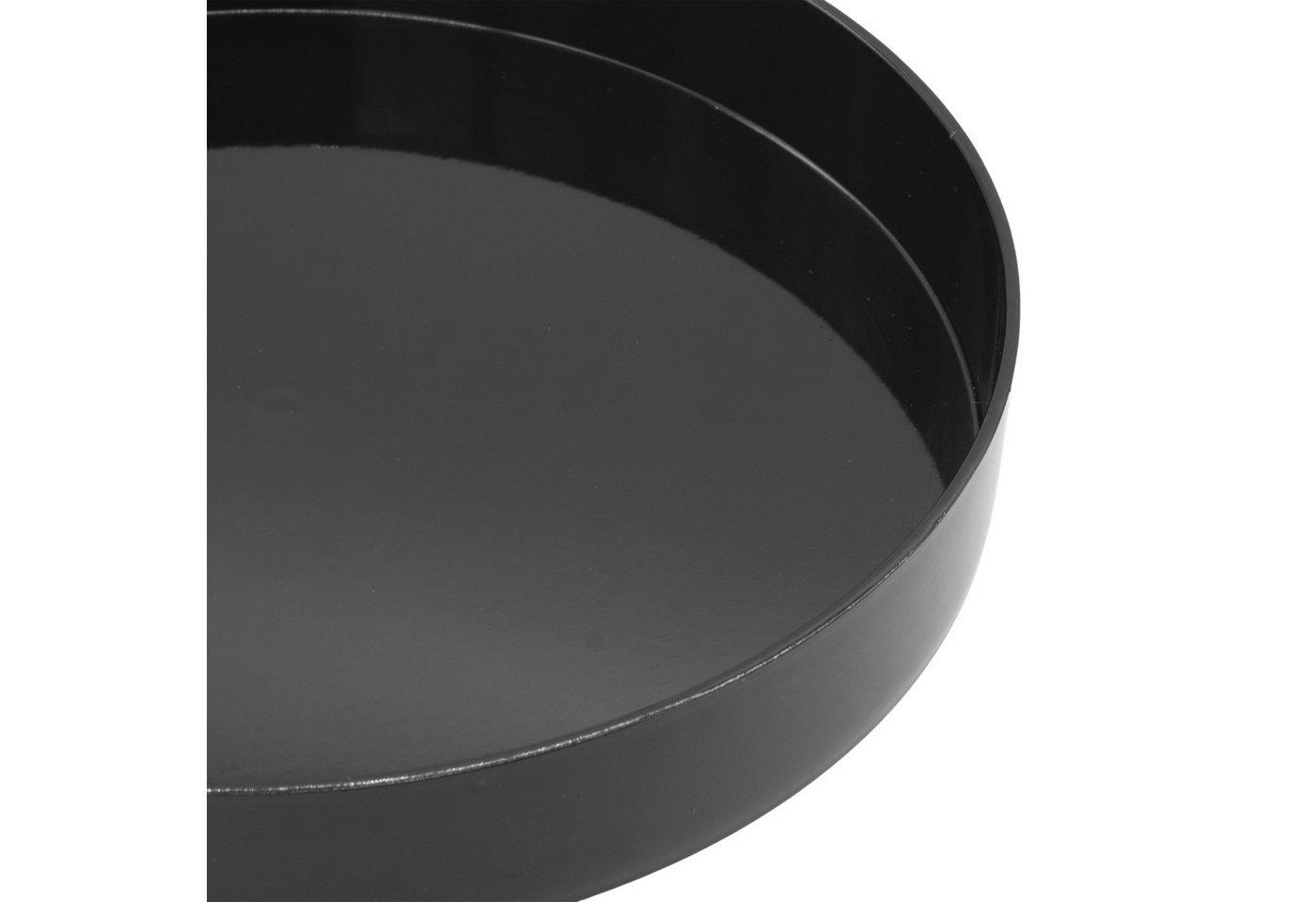 Spetebo Tablett Kerzentablett rund Dekotablett - 25 cm, Kunststoff, (Anzahl, 1-tlg., Stück), Vielseitig einsetzbar – Bild 5 von 5