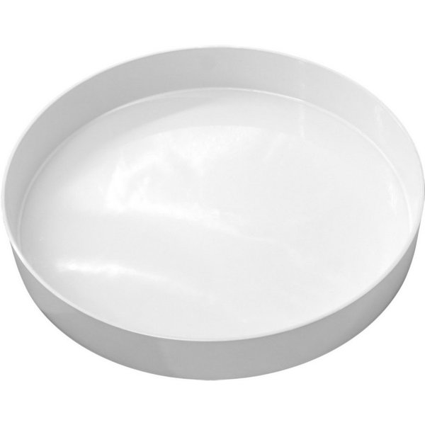 Spetebo Tablett Kerzentablett rund Dekotablett - 25 cm, Kunststoff, (Anzahl, 1-tlg., Stück), Vielseitig einsetzbar