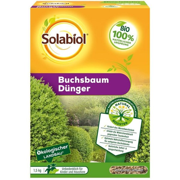 Solabiol Spezialdünger Solabiol Buchsbaum-Dünger mit Wurzelaktivator, 1,5 kg