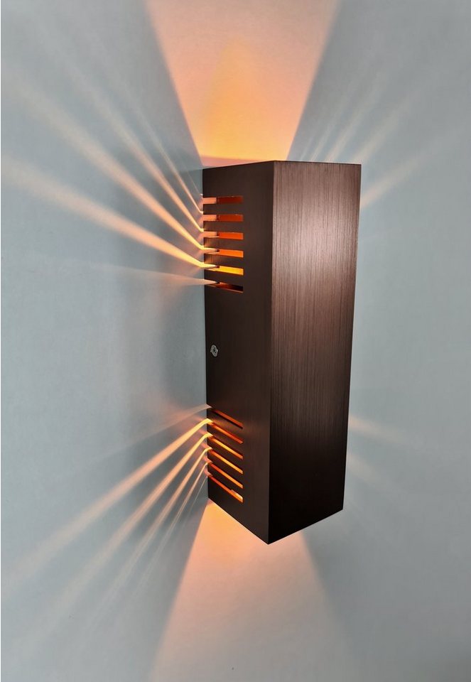 SpiceLED LED Wandleuchte Kupfer Edition, Warmweiß (2700 K), LED fest integriert, Warmweiß, 6 Watt – Bild 2 von 4