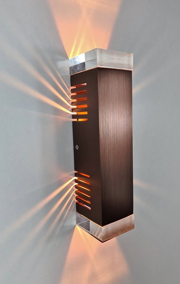 SpiceLED LED Wandleuchte Kupfer Edition, Warmweiß (2700 K), LED fest integriert, Warmweiß, 6 Watt – Bild 3 von 4