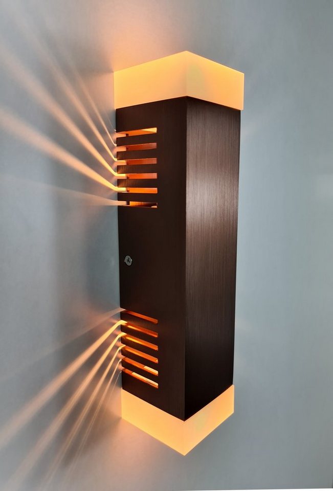 SpiceLED LED Wandleuchte Kupfer Edition, Warmweiß (2700 K), LED fest integriert, Warmweiß, 6 Watt – Bild 4 von 5