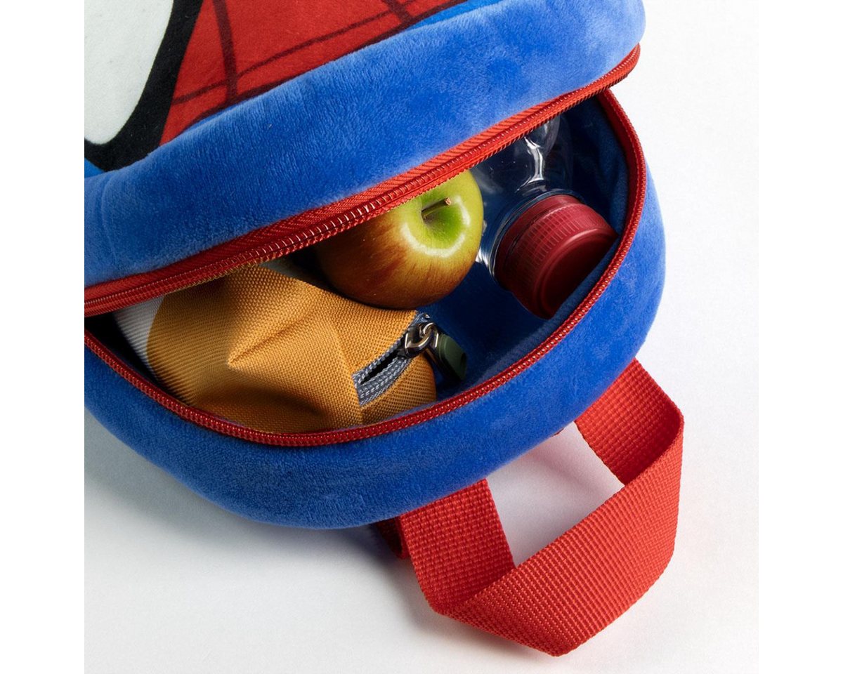 Spiderman Kinderrucksack Vorschulrucksack Weicher Plüsch-Rucksack für Jungen & Mädchen – Bild 4 von 5