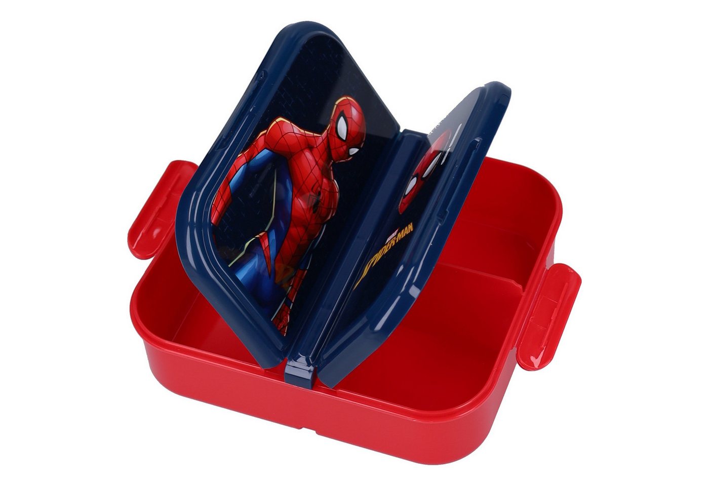 Spiderman Lunchbox Kinder Brotdose 1,4 l Snackbox für Schule und unterwegs, PP, (1-tlg) – Bild 3 von 5