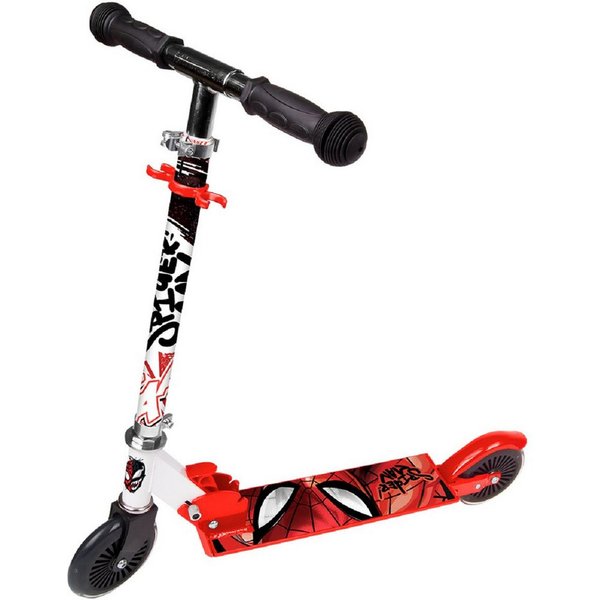 Spiderman Scooter 2-Rad Scooter Klappbar, rutschfest & sicher für Kinder