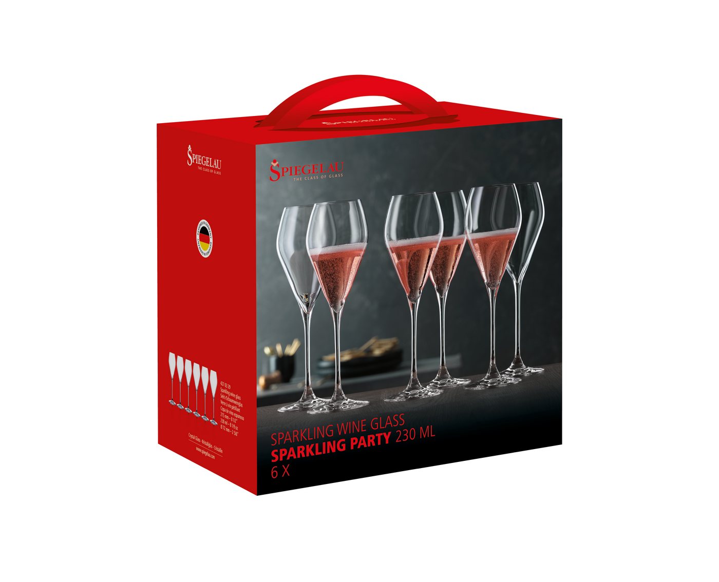 SPIEGELAU Champagnerglas Special Glasses, 6-teilig, Inhalt 230 ml, 6-tlg., Kristallglas – Bild 3 von 3