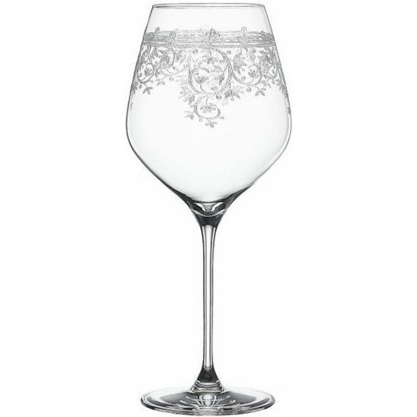 SPIEGELAU Rotweinglas Burgunderglas 2er Set Arabesque, 2-tlg., Kristallglas