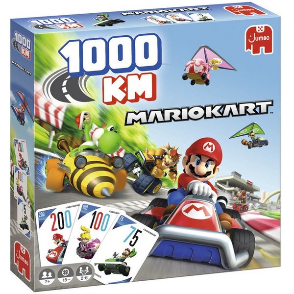 Jumbo Spiele Spiel Jumbo Spiele, Super Mario, 1000KM Mario Kart, Jumbo Spiele 1110100011 Super Mario 1000KM Mario Kart, Made in Europe