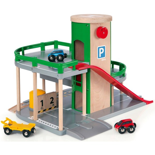BRIO® Spiel-Parkhaus BRIO® WORLD, Parkhaus, Straßen & Schienen