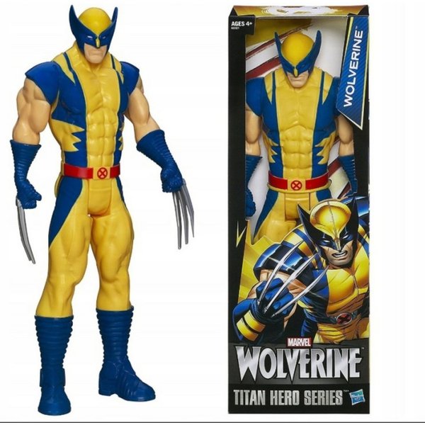 Hasbro Spielfigur Hasbro Marvel Wolverine X-Men Actionfigur 30 cm beweglich, (1-tlg)