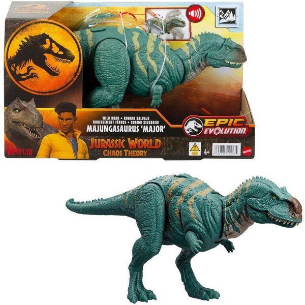 Mattel® Spielfigur Mattel HTK76 - Jurassic World - Majungasaurus 'Major' mit Sound