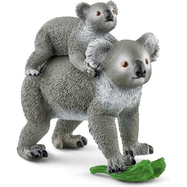 Schleich® Spielfigur schleich Wild Life Koala Mutter mit Baby