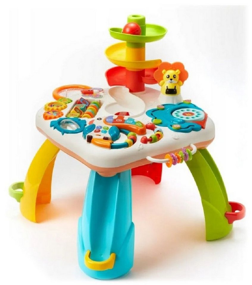 COIL Spieltisch COIL Lerntisch, Baby-Aktivitätstisch-Spielzeug, Interaktive Kugelbahn, Kugelrutsche, Lernspielzeug, Ball Safari – Bild 5 von 5