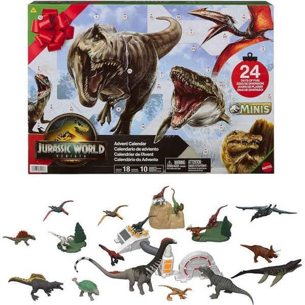Mattel® Spielwelt Mattel JGB67 - Jurassic World - Adventskalender - 24 Überraschungen