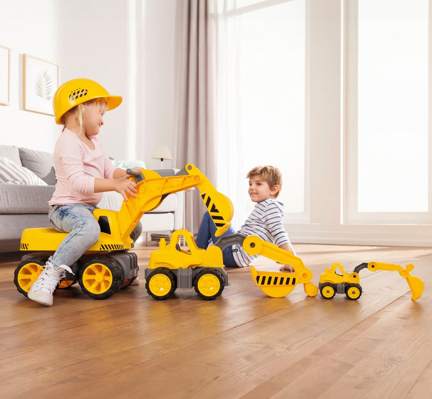 BIG Spielzeug-Bagger BIG Power Worker Maxi Digger, Aufsitz-Bagger, Made in Germany – Bild 5 von 5