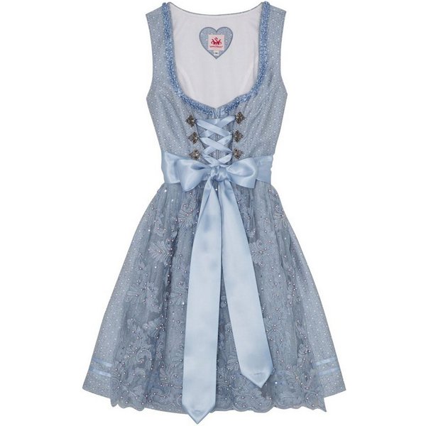 Spieth & Wensky Dirndl Baldwin-Dirndl kurz 2-teiliges Midi-Dirndl Kleid Dirndl Trachtenkleid kurz