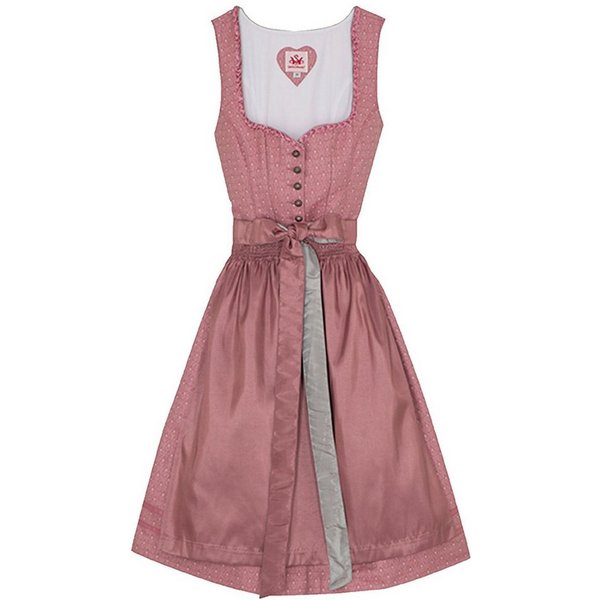 Spieth & Wensky Dirndl Berbing Dirndl 2-teiliges Midi-Dirndl Kleid Dirndl Trachtenkleid kurz 60cm