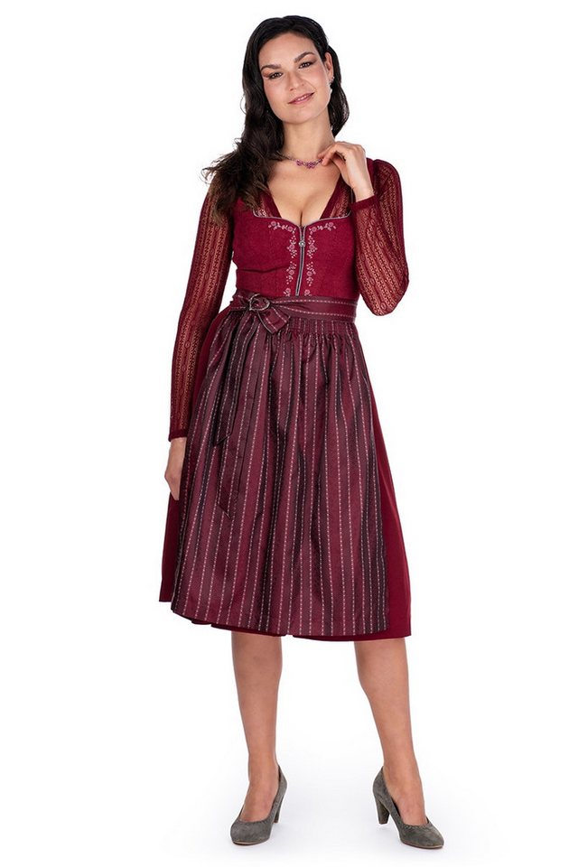 Spieth & Wensky Dirndl Cord Dirndl 2tlg. - DARIA - preiselbeere – Bild 5 von 5