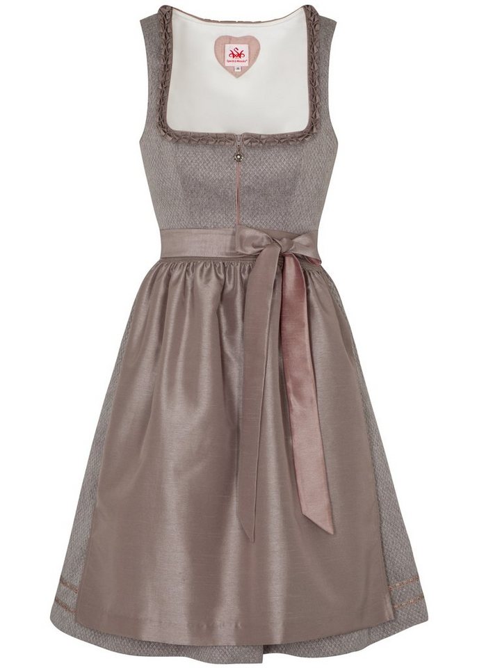 Spieth & Wensky Dirndl Diva (1-tlg) Karreeausschnit – Bild 2 von 5