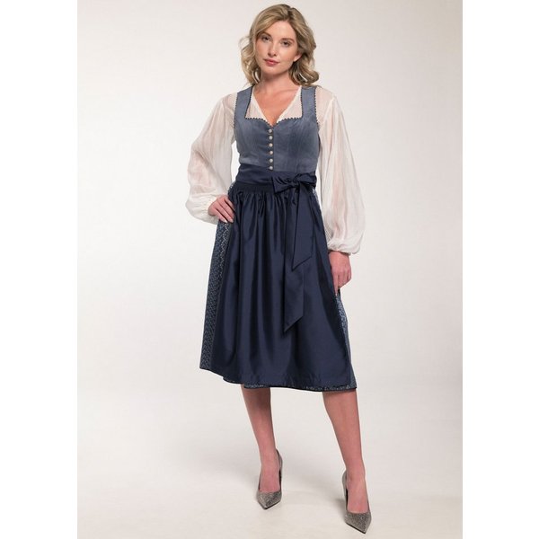 Spieth & Wensky Dirndl Giulianna (1-tlg) Samtoberteil