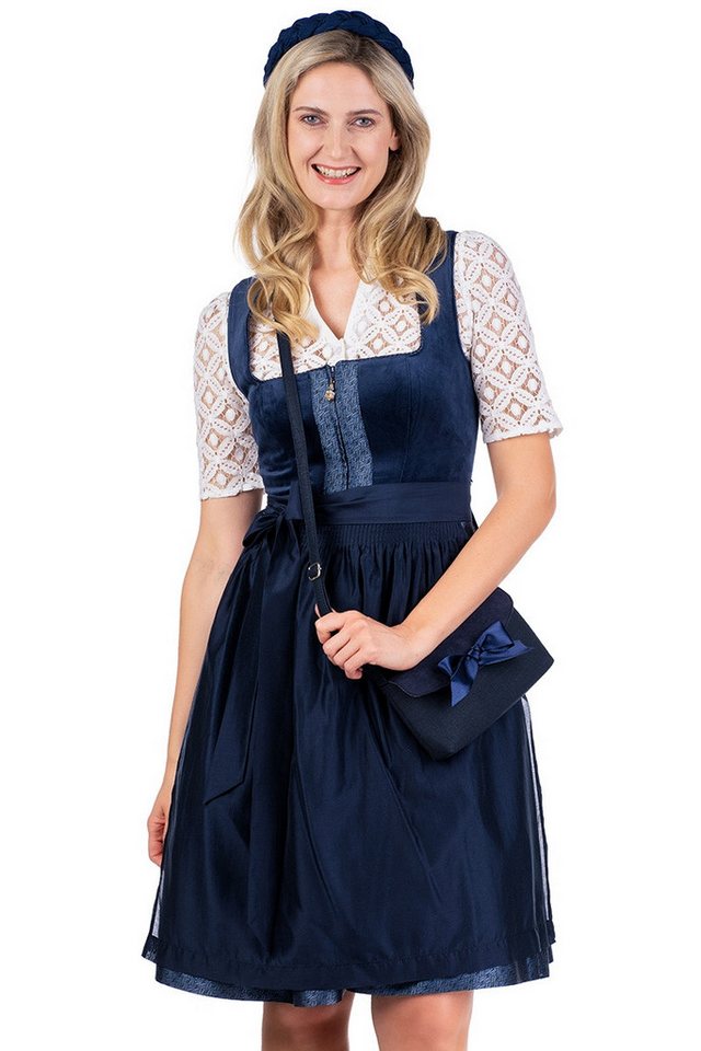 Spieth & Wensky Dirndlbluse Dirndlbluse - EIKE - offweiß, schwarz – Bild 3 von 5