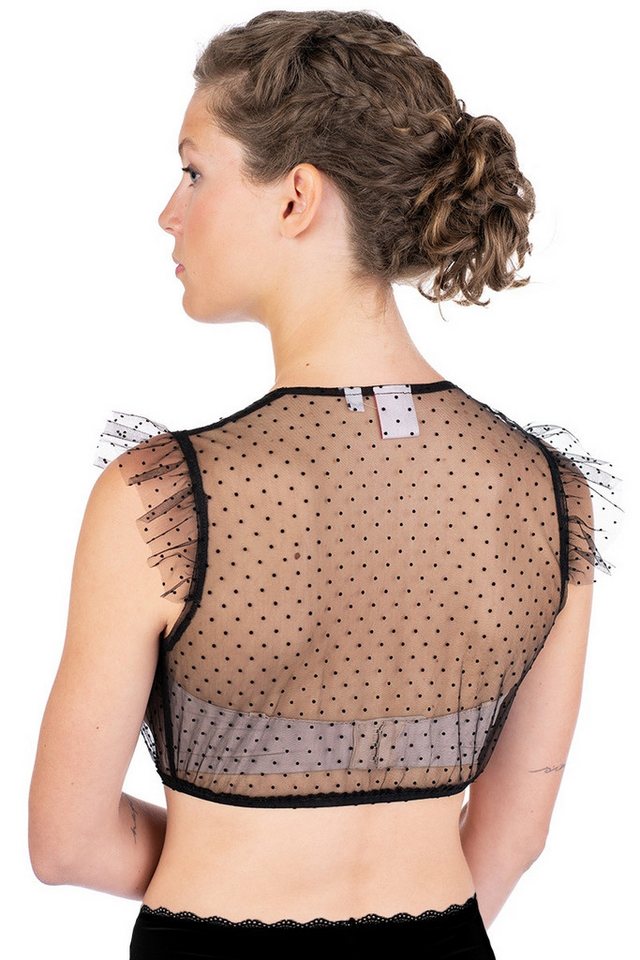 Spieth & Wensky Dirndlbluse Dirndlbluse - GENTA - schwarz – Bild 2 von 2