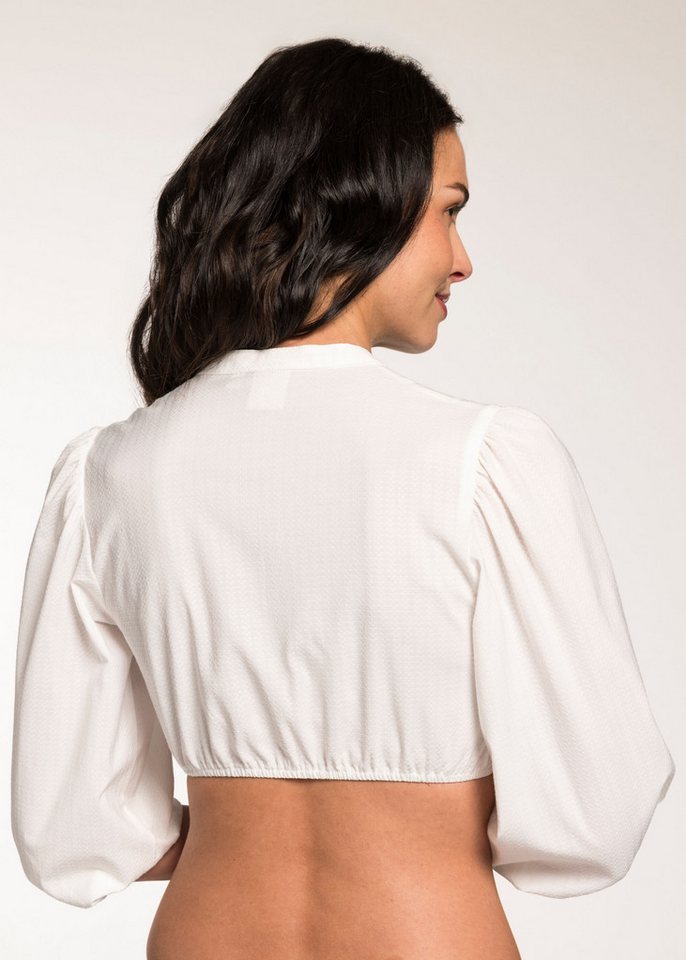 Spieth & Wensky Dirndlbluse Dirndlbluse Gertine 3/4 Arm – Bild 3 von 4