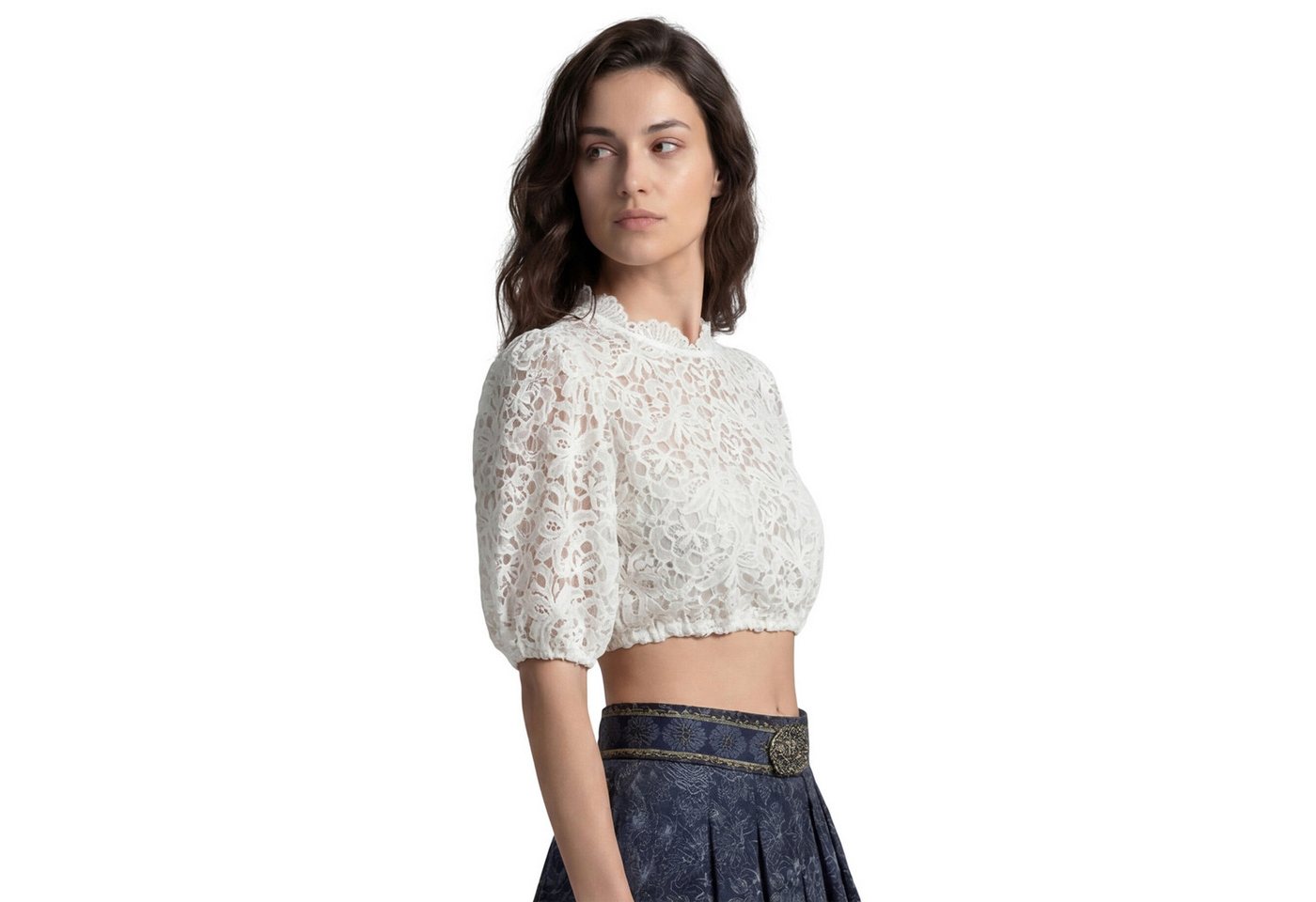 Spieth & Wensky Dirndlbluse Kathalin-Dirndlbluse Kathalin Dirndlbluse Trachtenbluse Trachtenmode – Bild 2 von 4