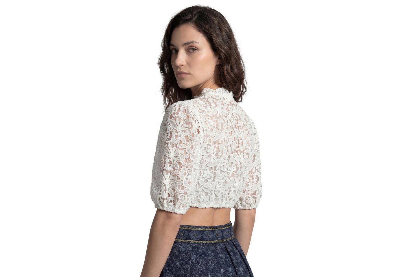 Spieth & Wensky Dirndlbluse Kathalin-Dirndlbluse Kathalin Dirndlbluse Trachtenbluse Trachtenmode – Bild 3 von 4