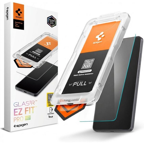 Spigen Displayschutzglas Glas.Tr Ez Fit Pro HD Schutzglas gehärtet für Samsung Galaxy S26 Ultra für Samsung Galaxy S26, 1 Stück inkl. EZ Fit Montagerahmen, Maxi