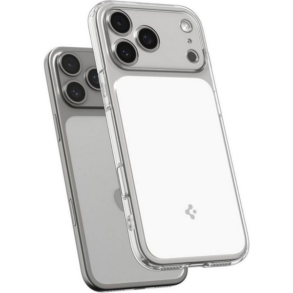 Spigen Handyhülle Ultra Hybrid T mit Magnetfunktion Kompatibel mit iPhone 17 Pro Max 6,9, Hybridhülle mit integriertem Magnetring und weißem Rahmen