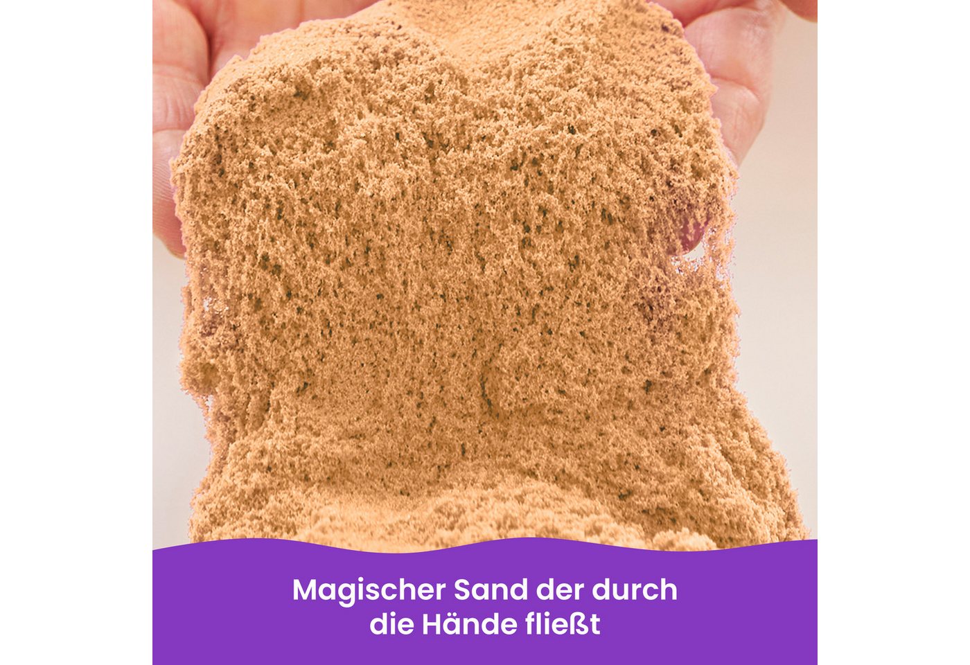 Spin Master Kreativset Kinetic Sand - Braun 2,5 kg – Bild 2 von 5