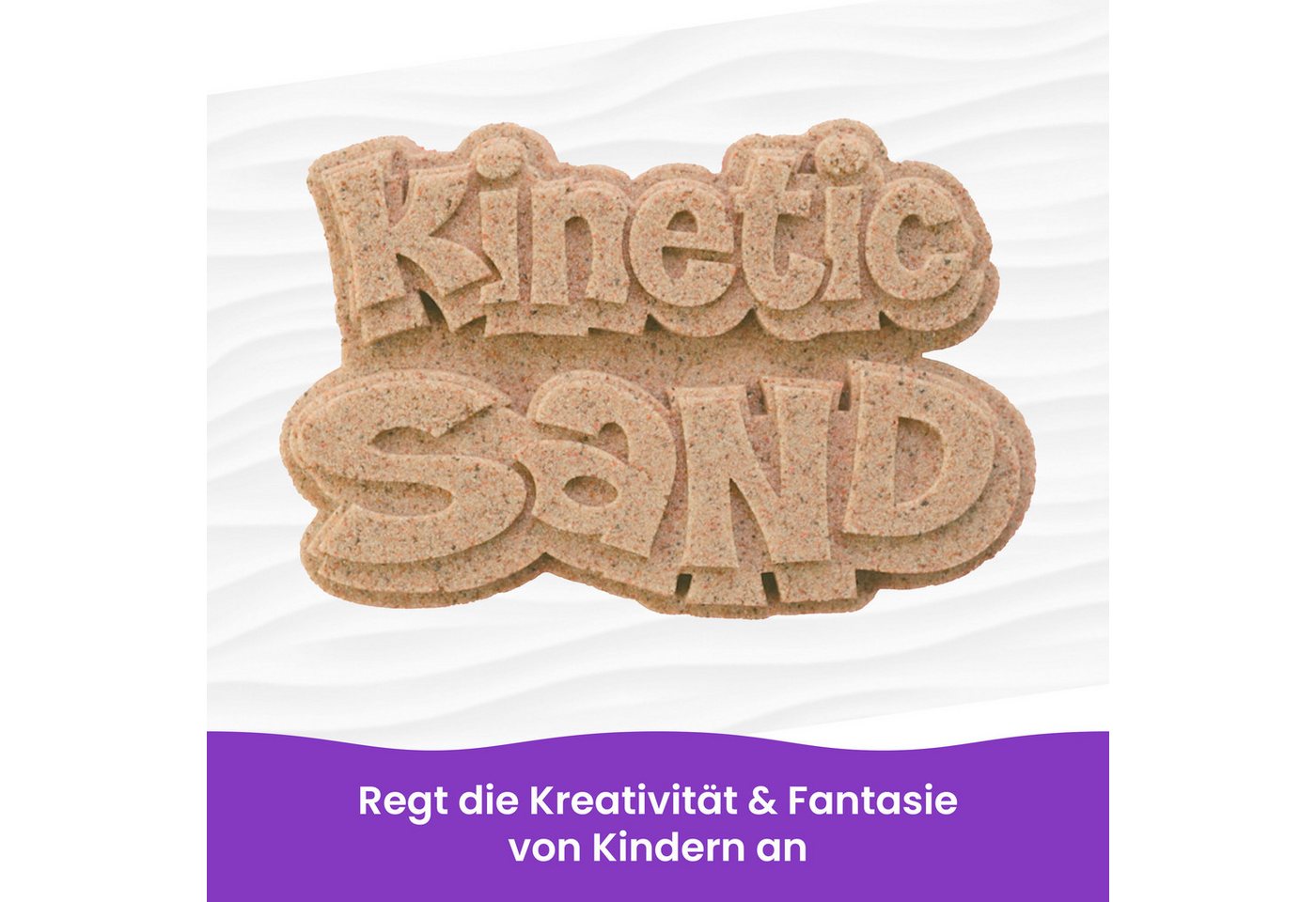Spin Master Kreativset Kinetic Sand - Braun 2,5 kg – Bild 5 von 5