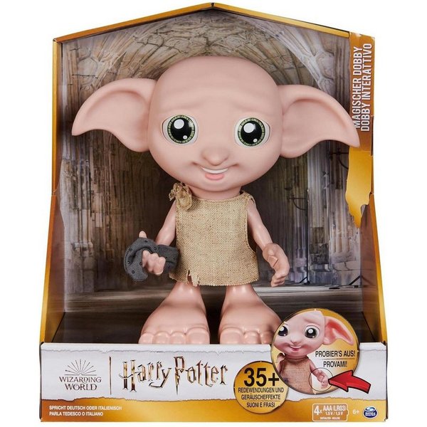 Spin Master Spielfigur SpinMaster20145506WizardingWorldHarryPotterHauselfDobby,InteraktivePup