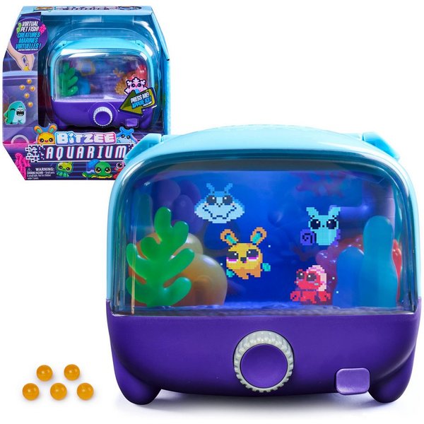 Spin Master Spielfigur Bitzee - Aquarium, mit Licht- & Soundeffekten, Touchdisplay