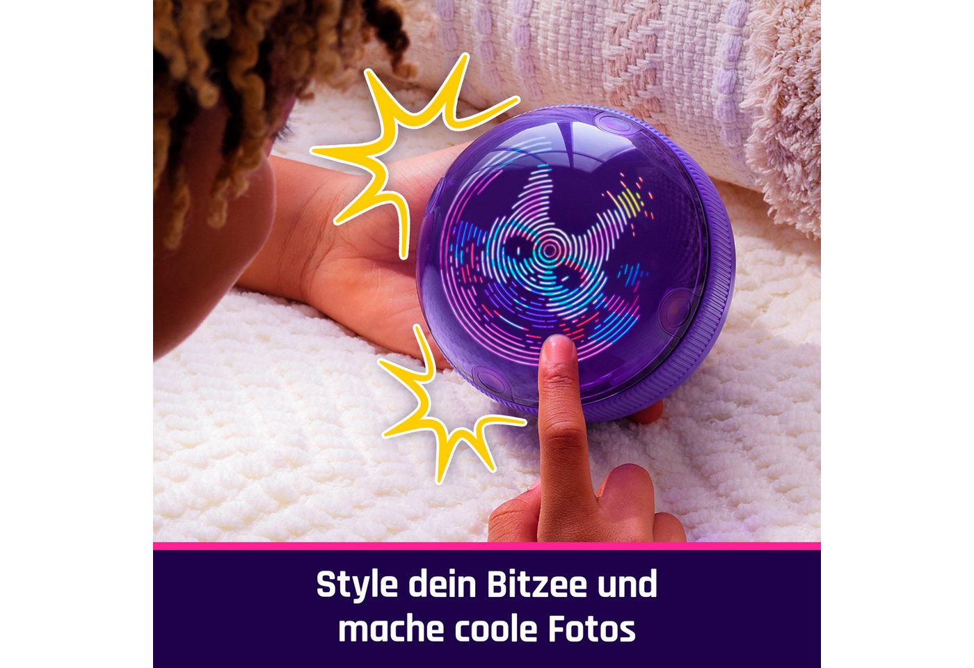 Spin Master Spielfigur Bitzee Hamsterball - Digitales interaktives Spielzeug – Bild 4 von 5