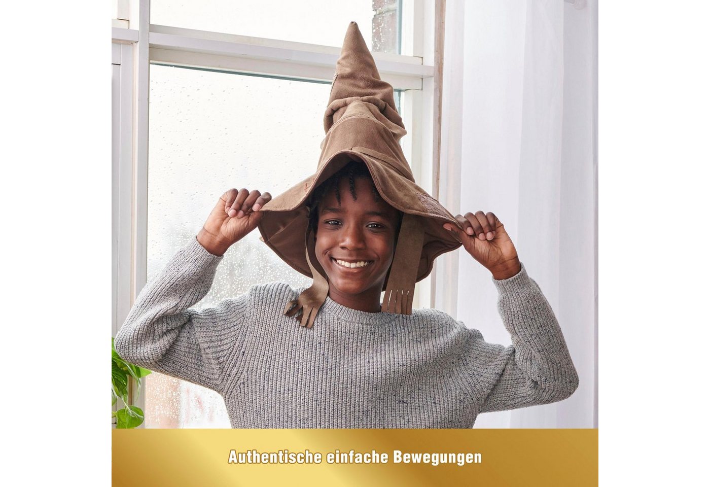 Spin Master Spielfigur Wizarding World - Sprechender Hut (zweisprachig DE+IT), mit Geräuschen und Bewegungen – Bild 3 von 5