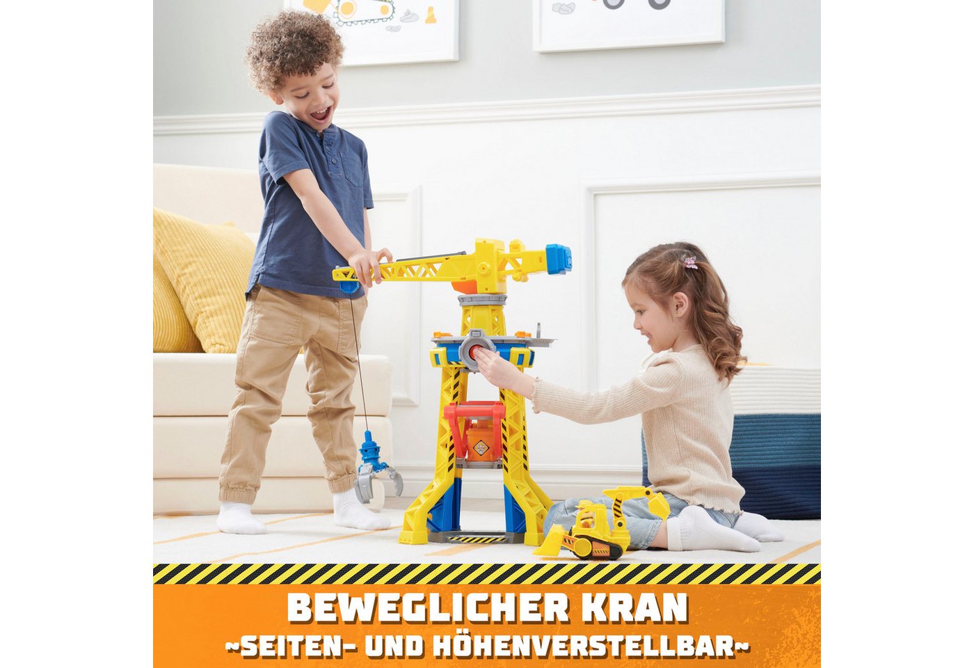 Spin Master Spielwelt Rubble & Crew - Barkyard Playset, mit Licht- und Soundeffekt – Bild 3 von 5
