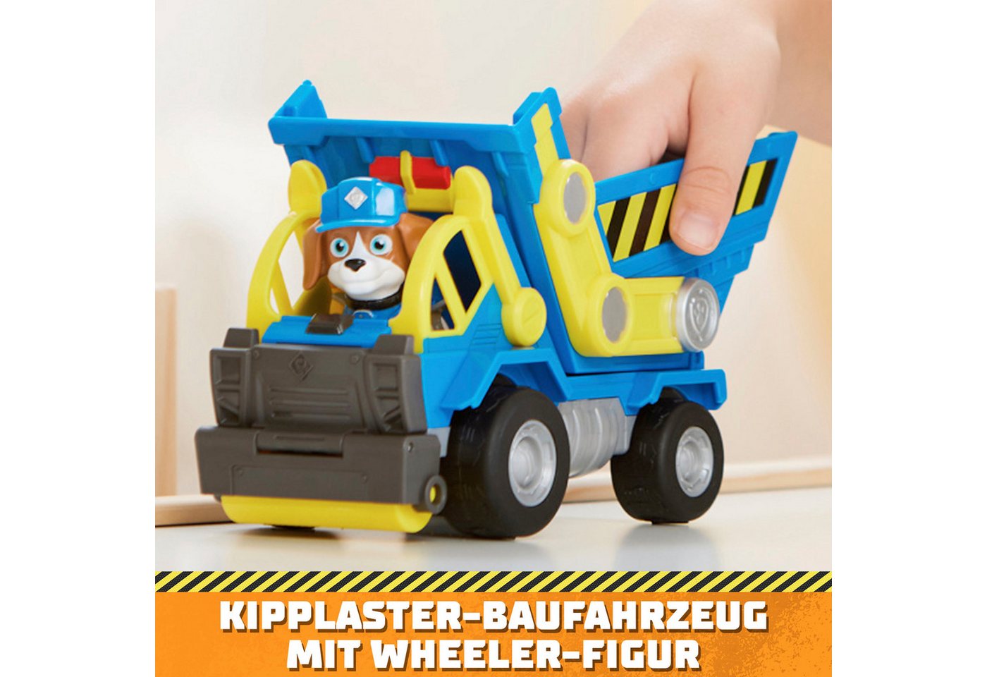 Spin Master Spielzeug-Auto Rubble & Crew - Core Vehicle Solid Wheeler – Bild 5 von 5