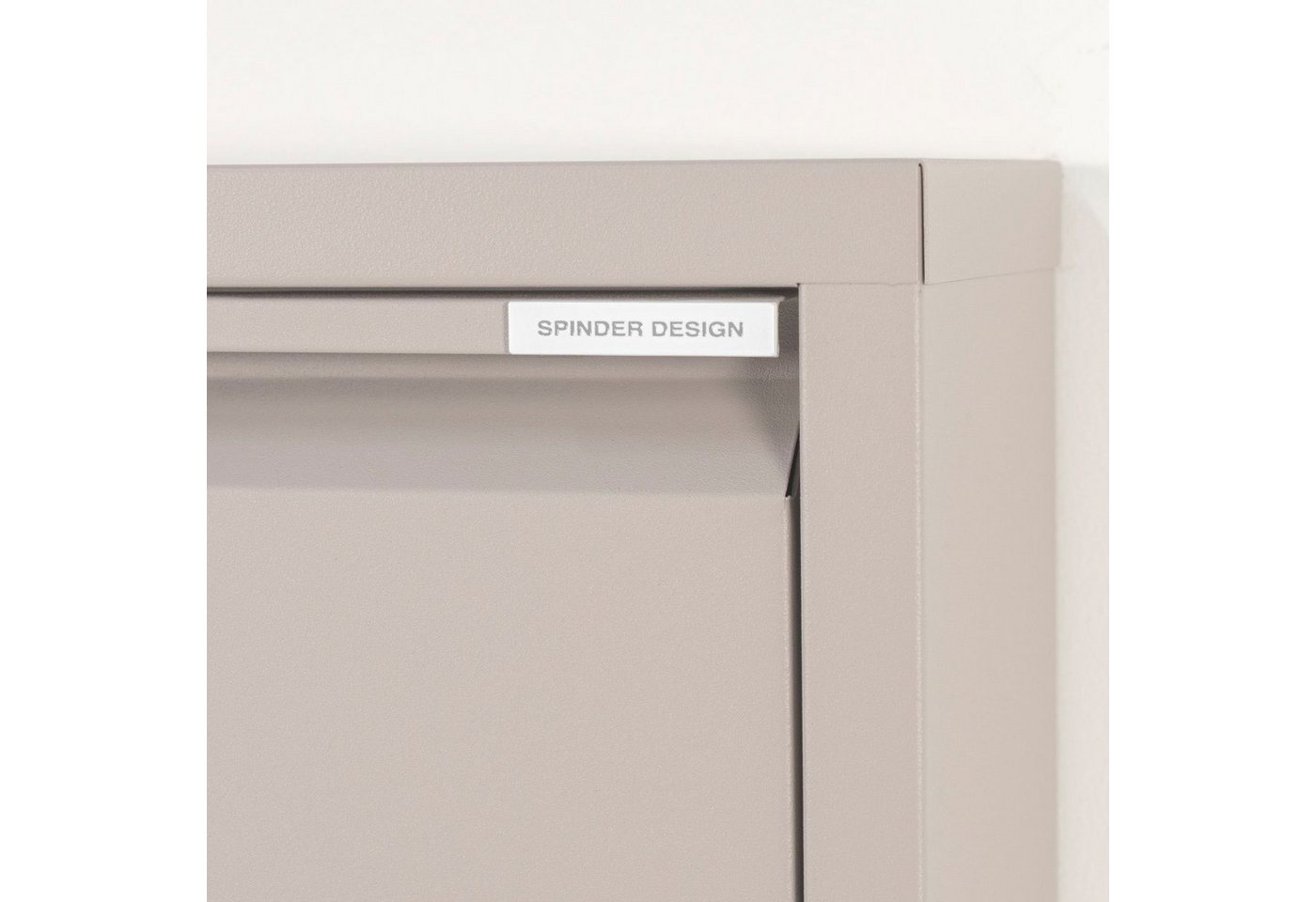 Spinder Design Schuhschrank Metall, Breite 75 cm, Tiefe 12,5 cm – Bild 4 von 5