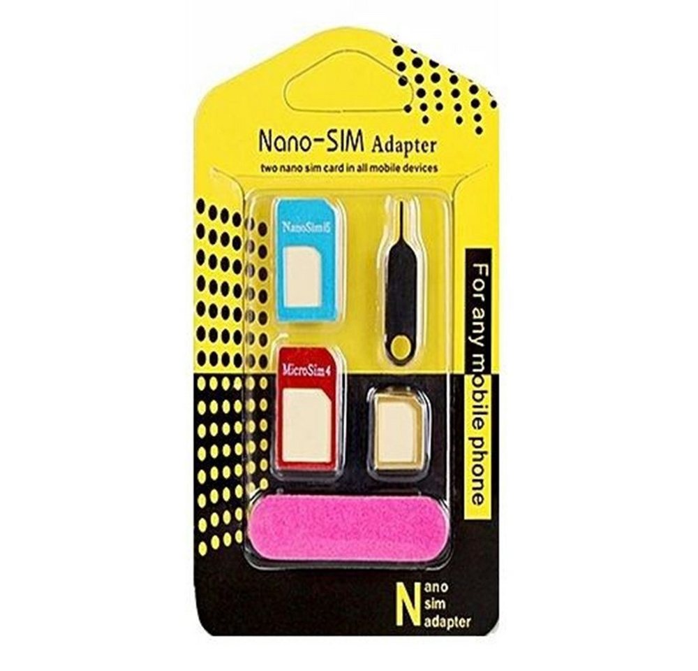 SpionProfi Sim Kartenadapter Nano Micro Kartenleser Adapter Handy Tablet Handy-Netzteile (Universell einsetzbar für alle gängigen Handy- und Tabletmodelle) – Bild 2 von 5